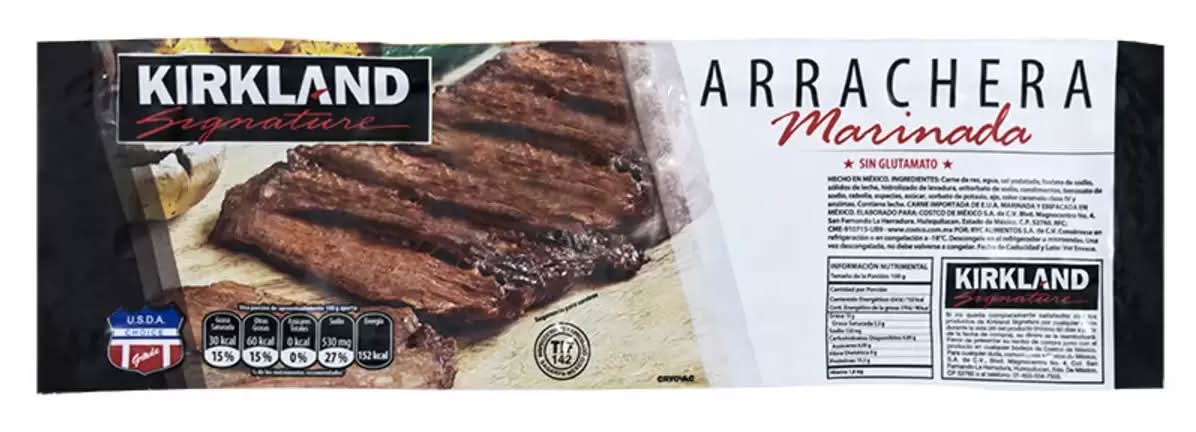 Kirkland Signature Marinated Arrachera 1.5 kg