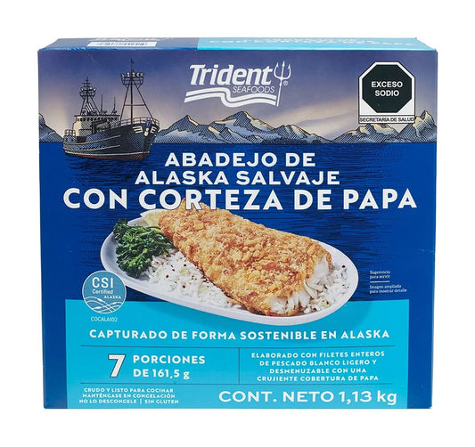 Trident Wild Alaskan Pollock With Potatoe Crust 2.5lbs (1.13kg)