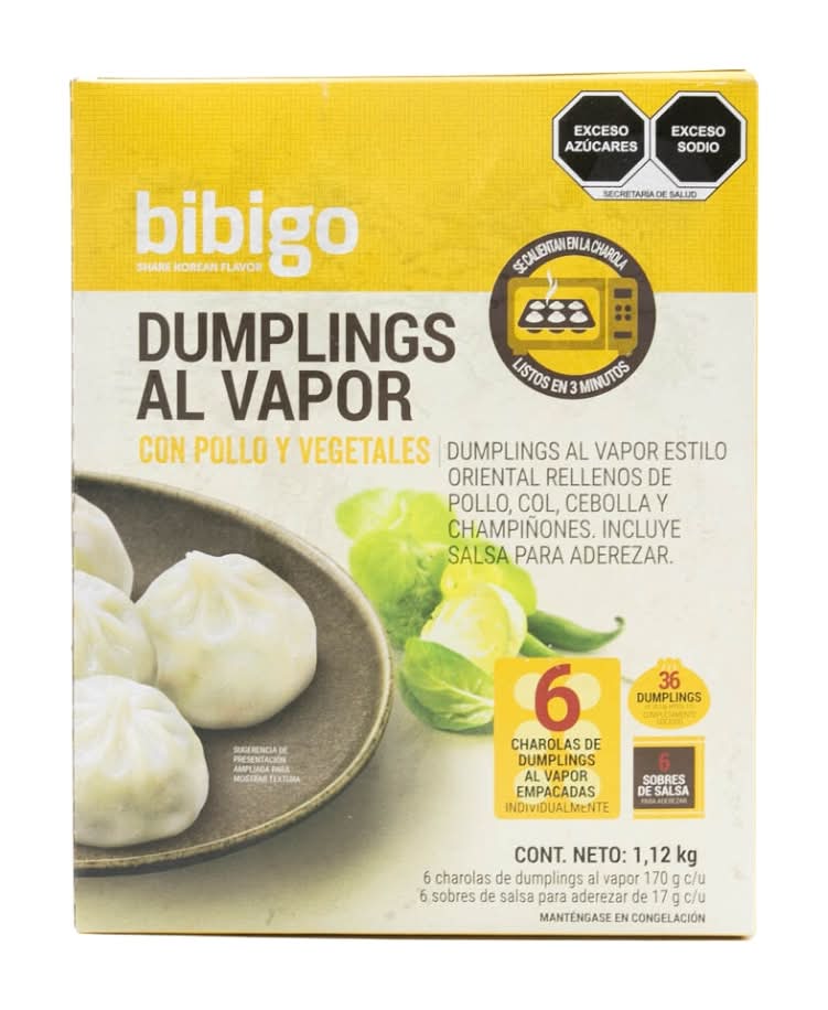 Bibigo Steamed Dumplings, Chicken & Vegetables, 36 ct