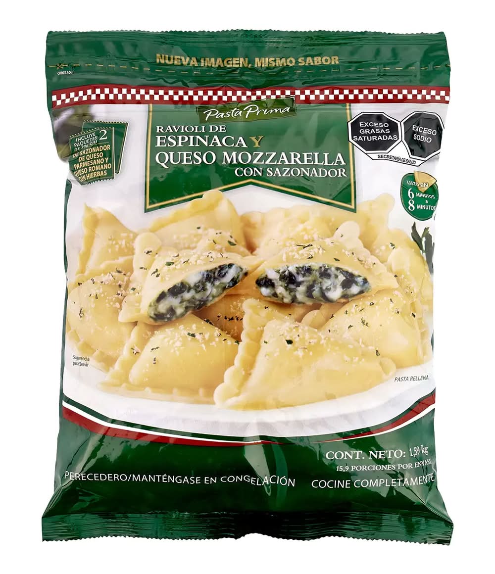 Pasta Prima Spinach & Mozzarella Ravioli (1.59 kg)
