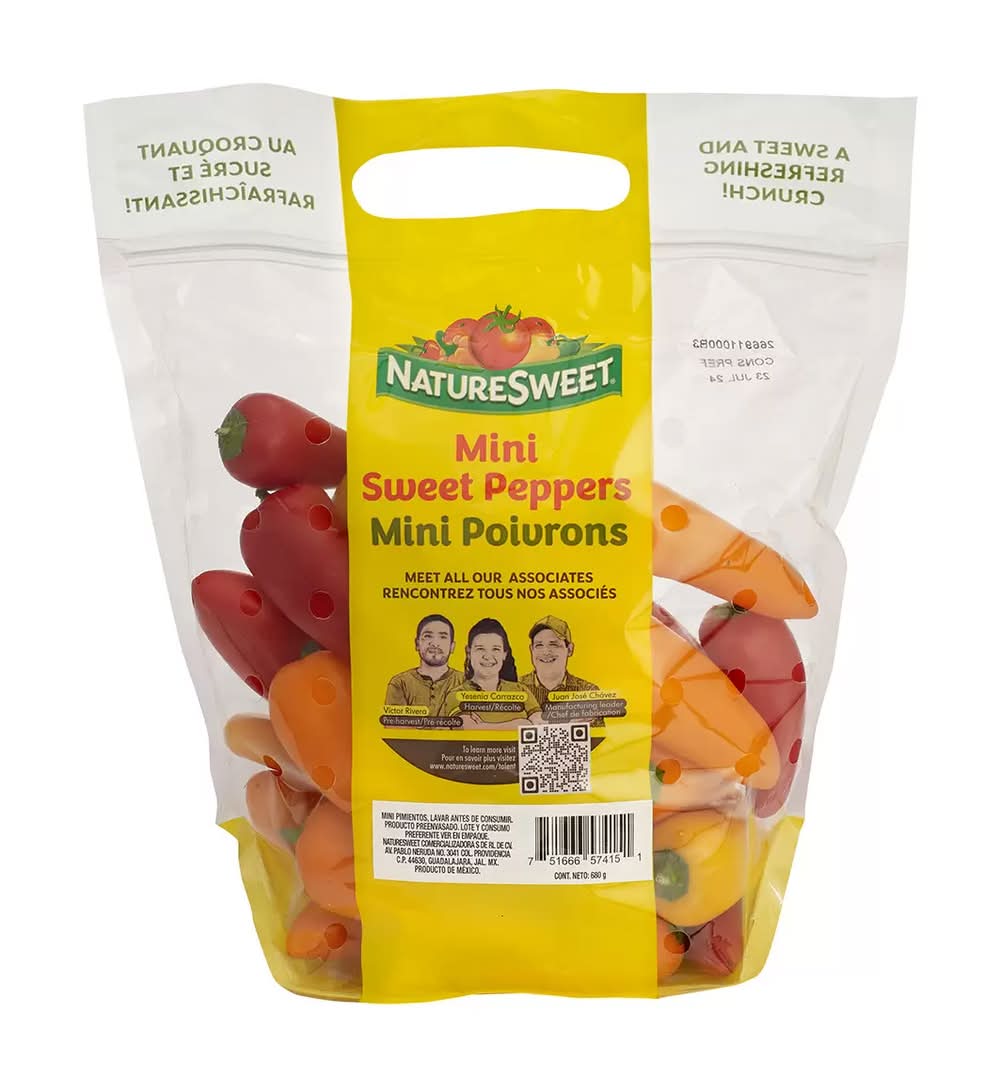 Nature Sweet Mini Sweet Peppers (680g / 24 oz)