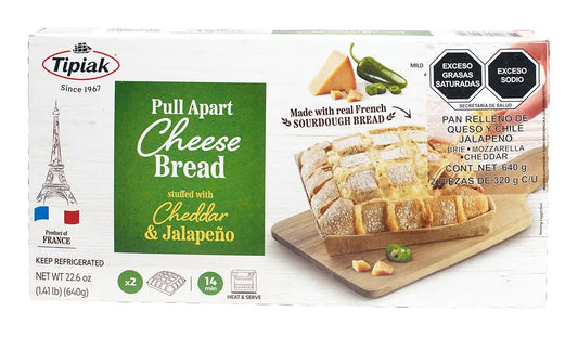Tipiak Cheddar & Jalapeño Stuffed Bread 640 g