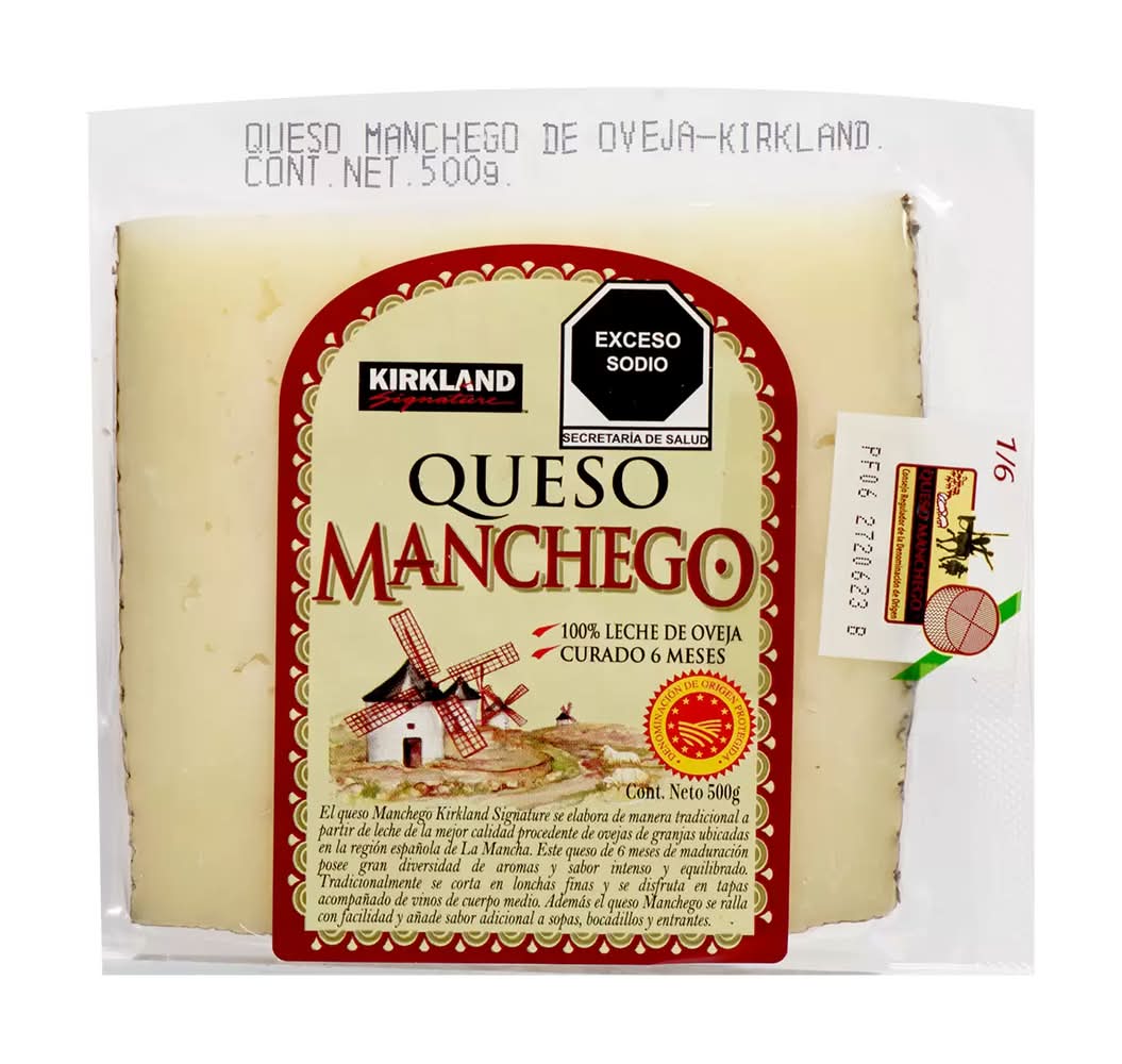 Kirkland Signature Organic Manchego Cheese 500g