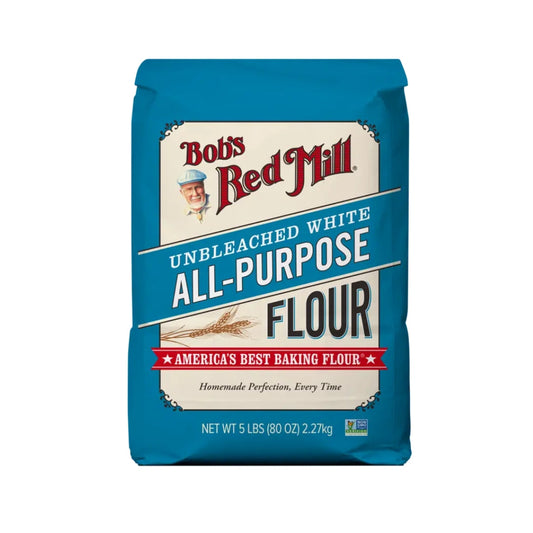 Bob's Red Mill Organic Unbleached White Flour (2.27 kg / 5 lbs)