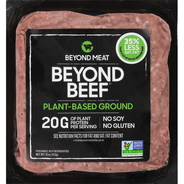 Beyond Beef: Plant-Based Ground Meat - Frozen (1 lb / 453g)