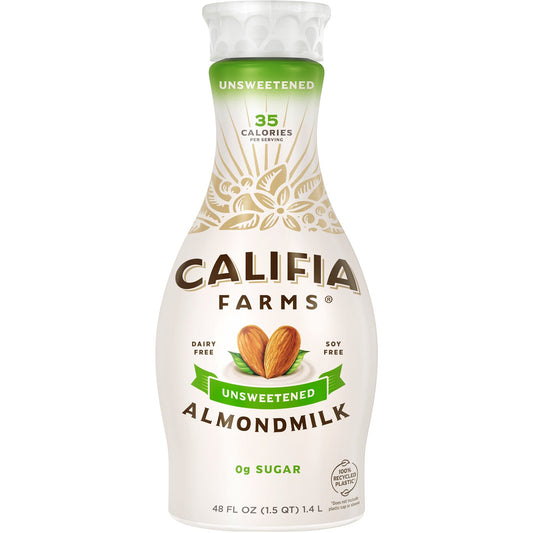 Califia Farms Almondmilk, Unsweetened, 2-Count