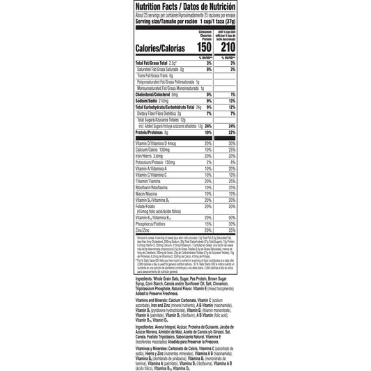 Cheerios Protein Cinnamon Cereal, 32.6 oz