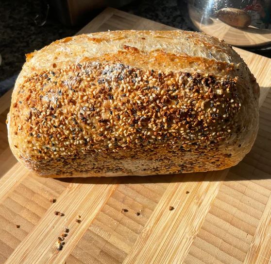 Sourdough Sandwich Bread Everything Bagel