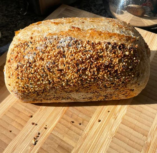 Sourdough Sandwich Bread Everything Bagel