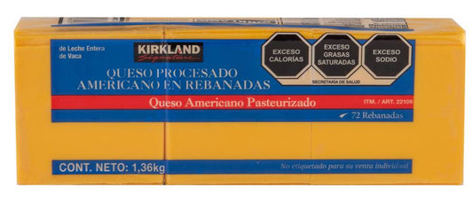 Kirkland Signature Sliced American Cheese 5lbs