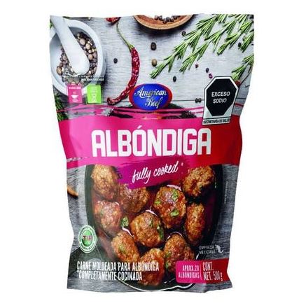 American Beef Fully Cookeed Meatballs 500g