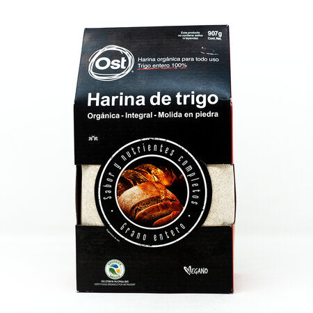 Ost Organic Whole Wheat Flour – 907g