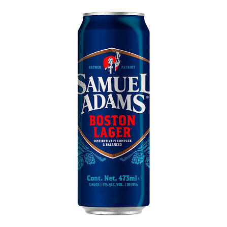 Samuel Adams Boston Lager Amber Beer - 16 oz (473 ml) Tallboy Can