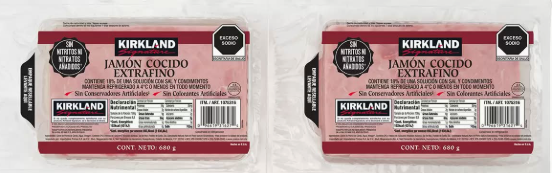 Kirkland Signature Extra Thin Sliced Cooked Ham (2 x 680 g)
