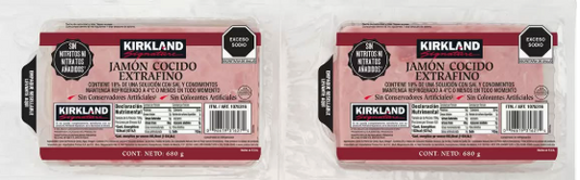 Kirkland Signature Extra Thin Sliced Cooked Ham (2 x 680 g)