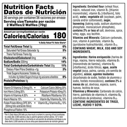 Kellogg's Eggo Homestyle Waffles , 72-count