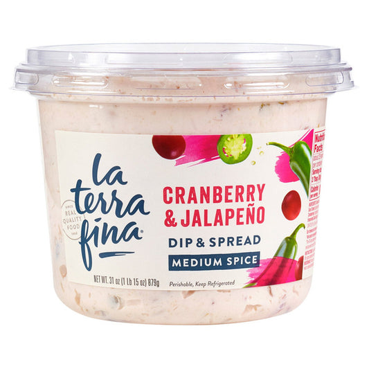 La Terra Fina Cranberry Jalapeno Dip & Spread, 31 oz