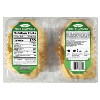 Kirkland Signature Organic Spinach & Cheese Ravioli (2 ct)