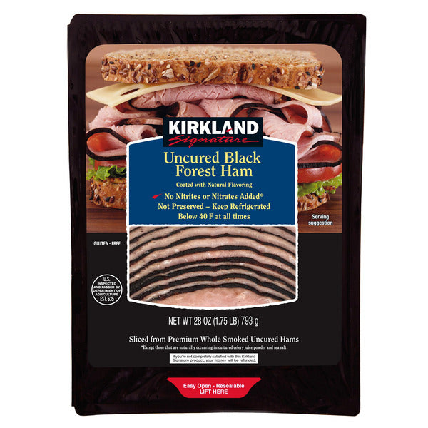 Kirkland Signature Uncured Black Forest Ham, 28 oz