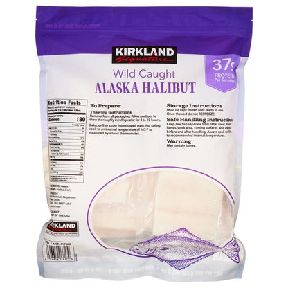Kirkland Signature Wild Caught Alaska Halibut