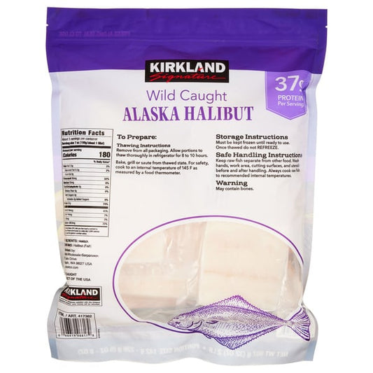 Kirkland Signature Wild Caught Alaska Halibut