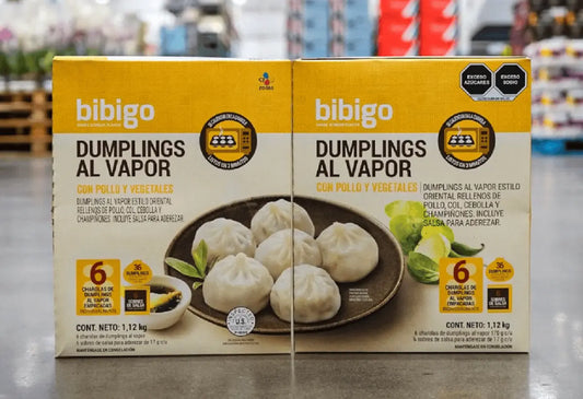 Bibigo Steamed Dumplings, Chicken & Vegetables, 36 ct