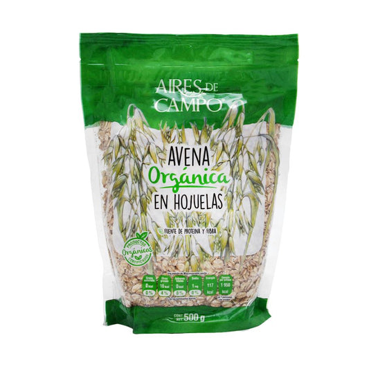 Aires de Campo Organic Rolled Oats, 500g