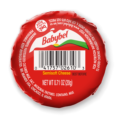 Babybel Mini Snack Cheese, Original, 0.71 oz, 36-count