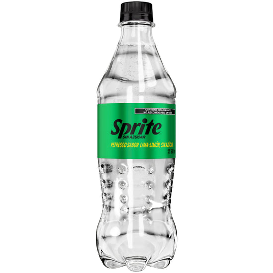Sprite Zero Sugar 12-Pack Bottles - 600ml each